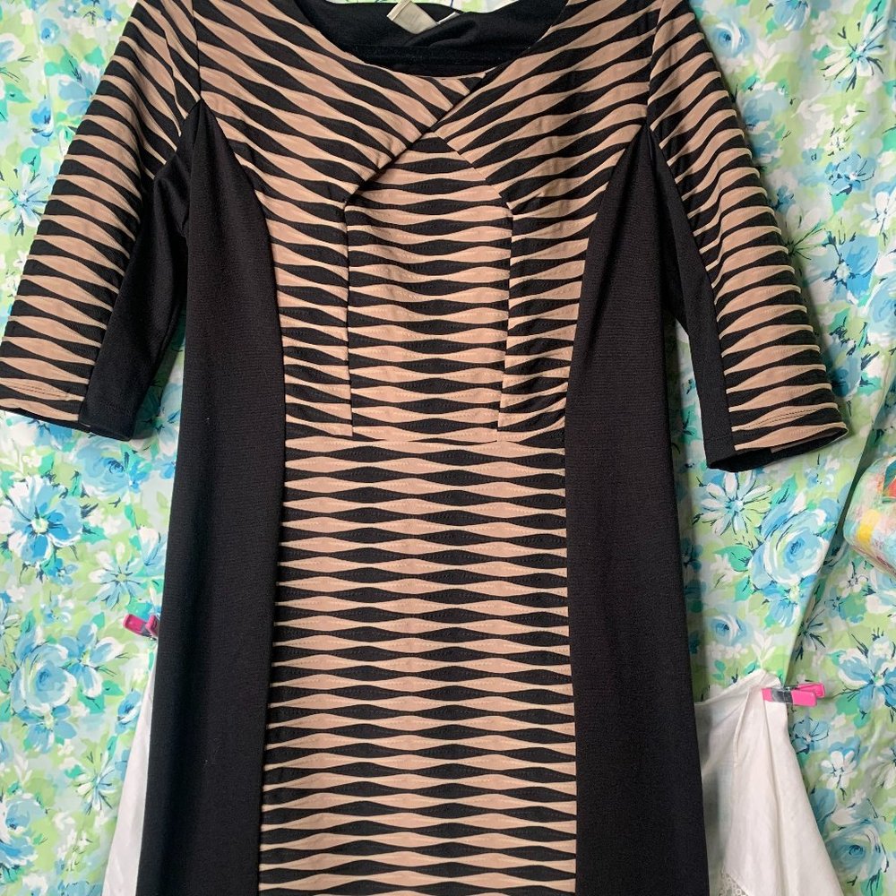 Emma & Michele Vintage Looking Dress SZ 14 Knee Length Dress